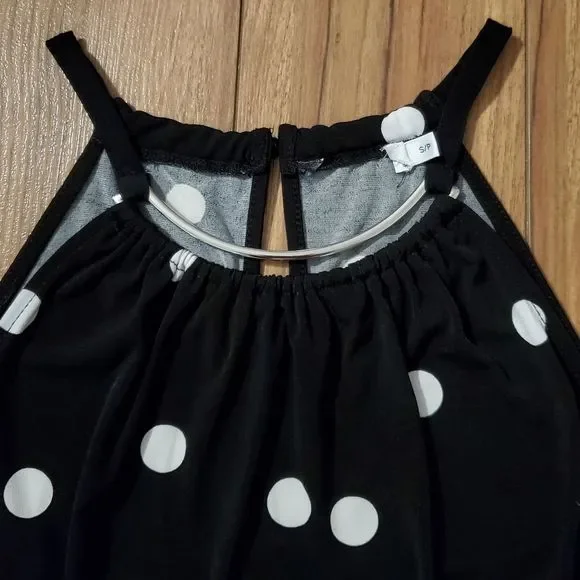 🌺 3/25 tank top, polka dot blouse, sle - Picture 2 of 6